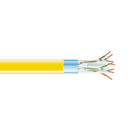 Black Box Cat6 Shielded 400-Mhz Solid Bulk Cable ( EVNSL0604A-1000